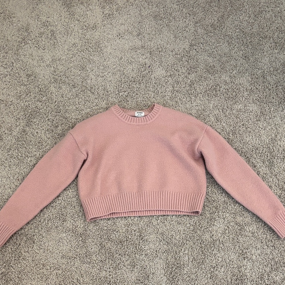 Cotton On Soft Pink Crew Neck Sweater